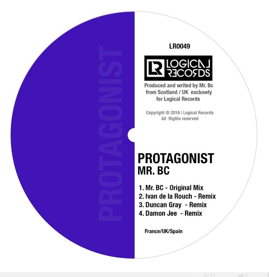 Mr BC – Protagonist [Logical Records] (2016)
