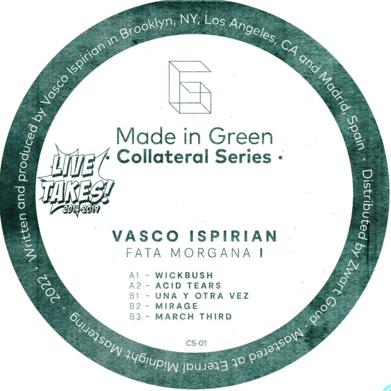 PREMIERE: Vasco Ispirian - Una Y Otra Vez [Made in Green]